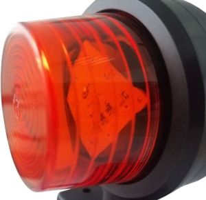 2 x Led 67mm Position Lights Clearance Lamp Marker Indicator Truck Trailer Lorry 24V